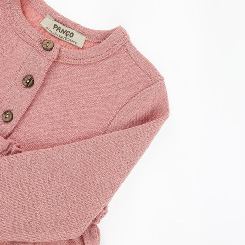 Baby Girl Pink Knitted Dress Baby Girl Pink Knitted Dress