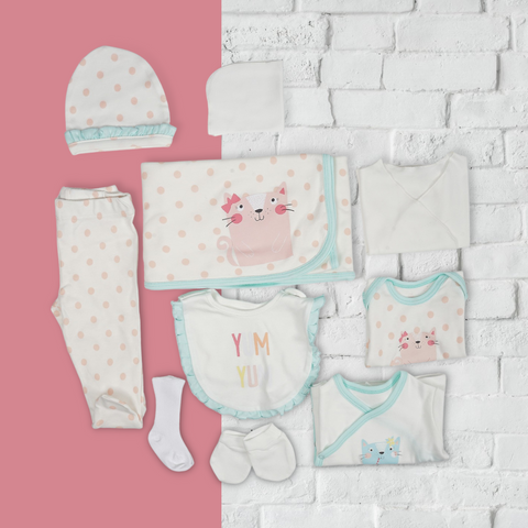 10 Pieces Newborn Set for Baby Girls 10 Pieces Newborn Set for Baby Girls