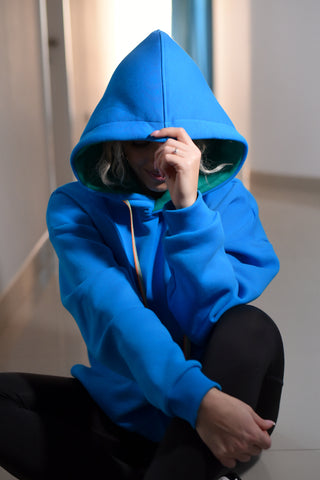 Oversize Blue Sweatshirt Oversize Blue Sweatshirt