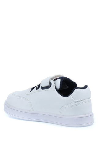 U.S. Polo Assn. Boys White/Navy Sneaker Shoes (Cameron) U.S. Polo Assn. Boys White/Navy Sneaker Shoes (Cameron)