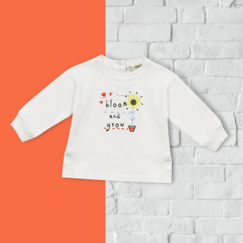 Bloomy White Sweatshirt Bloomy White Sweatshirt