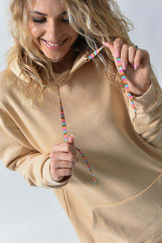 Oversize Beige Sweat Dress Oversize Beige Sweat Dress