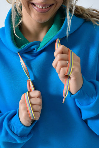 Oversize Blue Sweatshirt Oversize Blue Sweatshirt