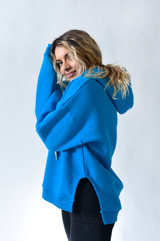 Oversize Blue Sweatshirt Oversize Blue Sweatshirt