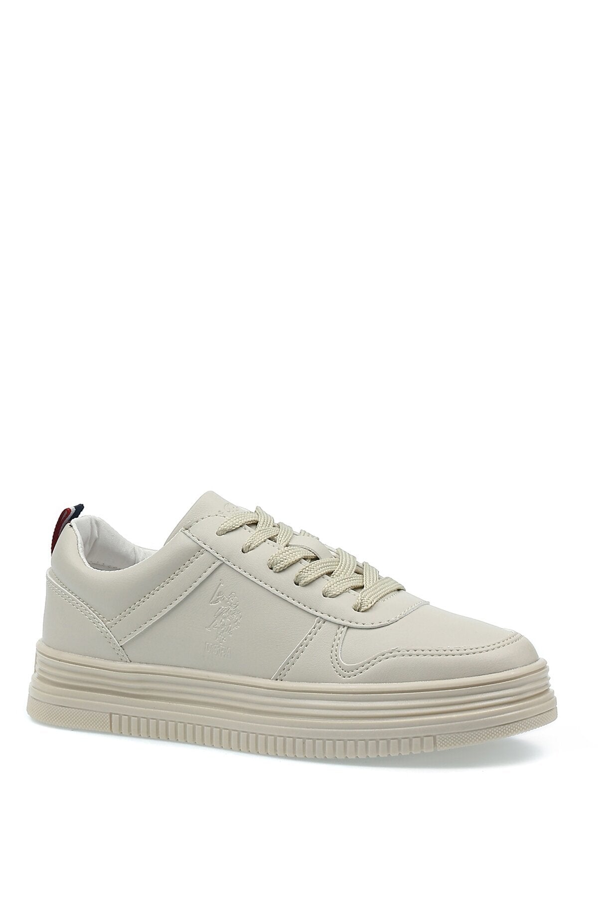 Women's Beige Sneaker Shoes (Suri)