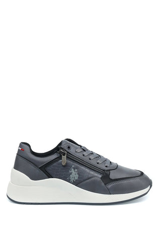 Women's Dark Grey Sneaker Shoes (Vidya)