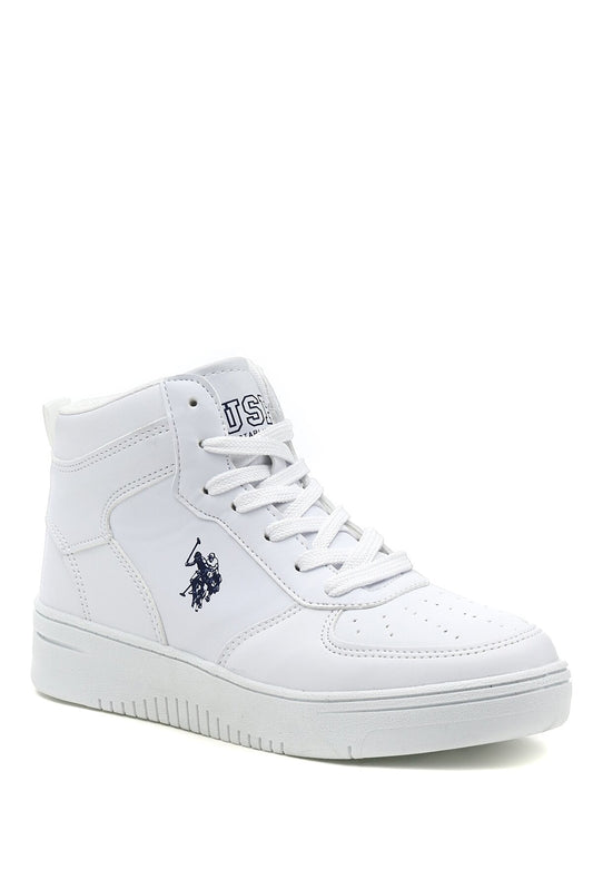 Women's White Sneaker Shoes (Aristo)