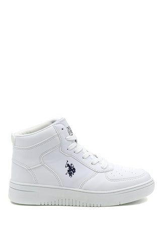 Women's White Sneaker Shoes (Aristo)