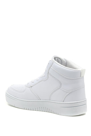 Women's White Sneaker Shoes (Aristo)