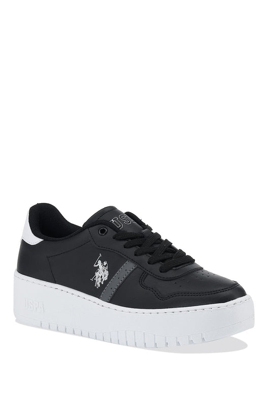 Women's Black Sneaker Shoes (Baldo)