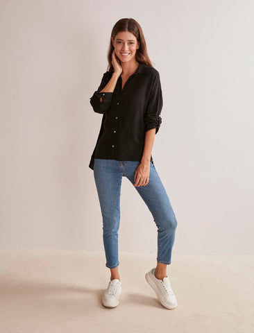 Black Viscose Shirt