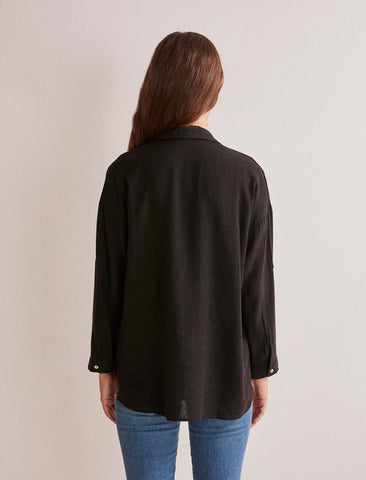 Black Viscose Shirt