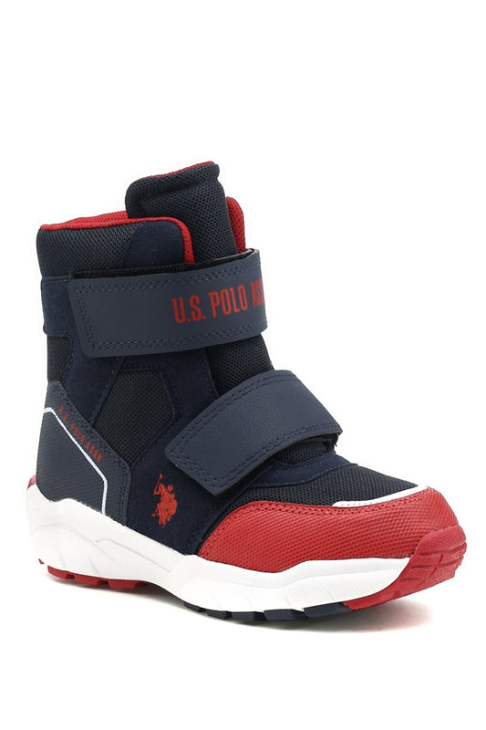 U.S. Polo Assn.  Boys' Navy Outdoor Boots (Ezno)