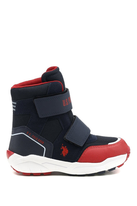 U.S. Polo Assn.  Boys' Navy Outdoor Boots (Ezno)