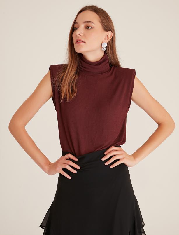 Polo neck Blouse