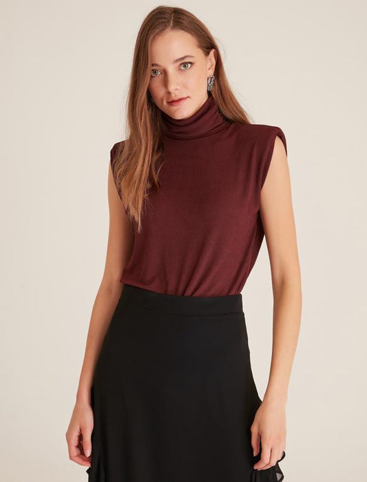 Polo neck Blouse