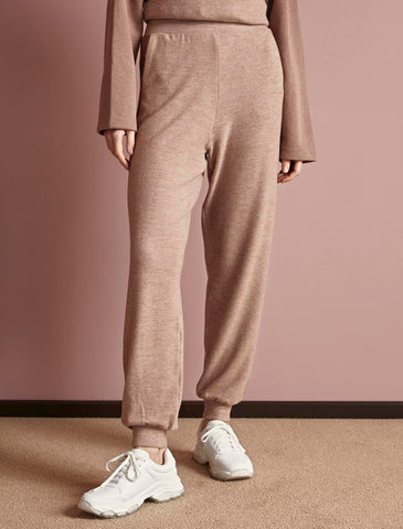 Pantalone za trčanje tamno bež