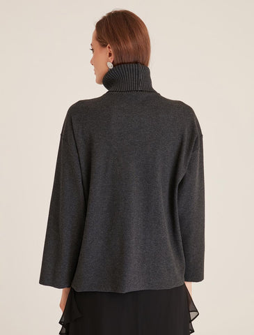 Turtleneck Anthracite Sweatshirt