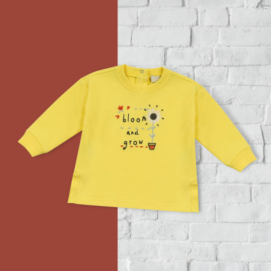 Bloomy Yellow Sweatshirt