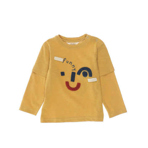 Long Sleeve Mustard T-Shirt