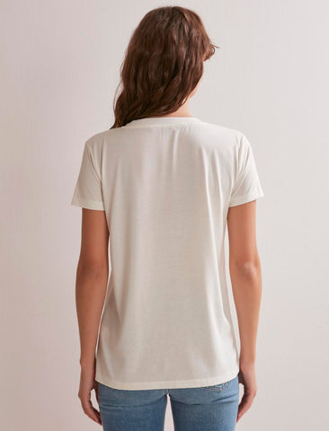 Modal White T-shirt