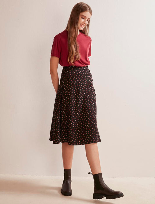Slitted Skirt