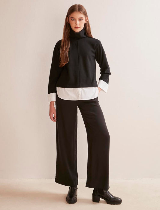 Knitted Black Sweater