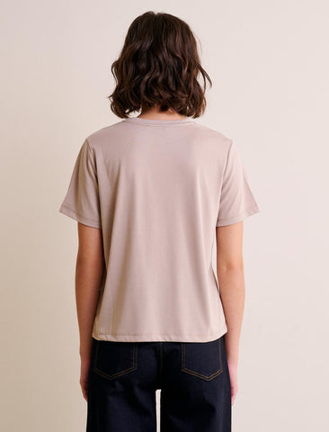 Modal Basic Beige T-shirt