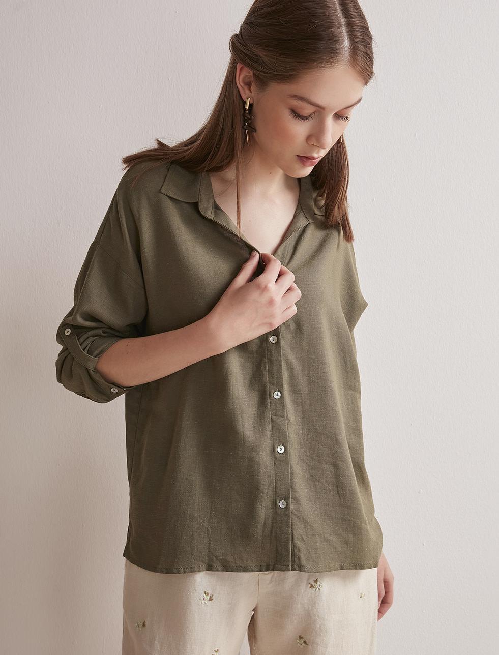 Khaki zelena košulja