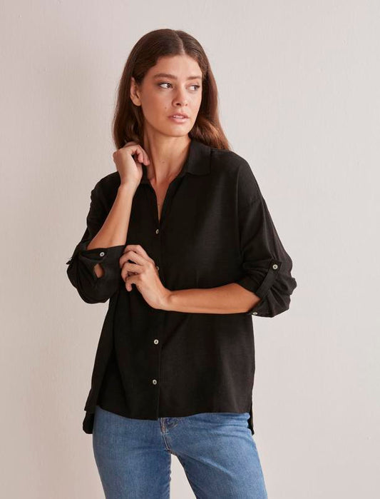 Black Viscose Shirt