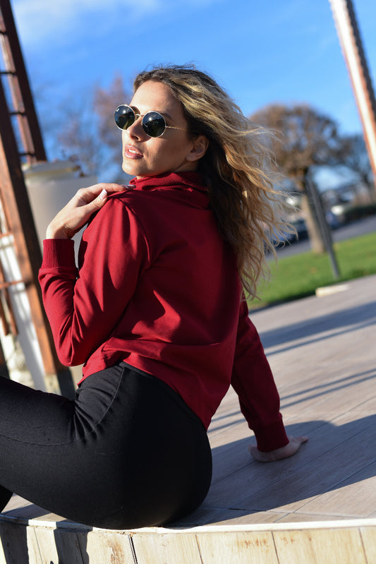 Burgundy Sweatshirt