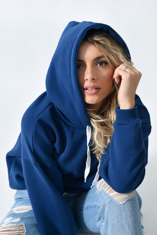 Oversize Navy Blue Sweatshirt